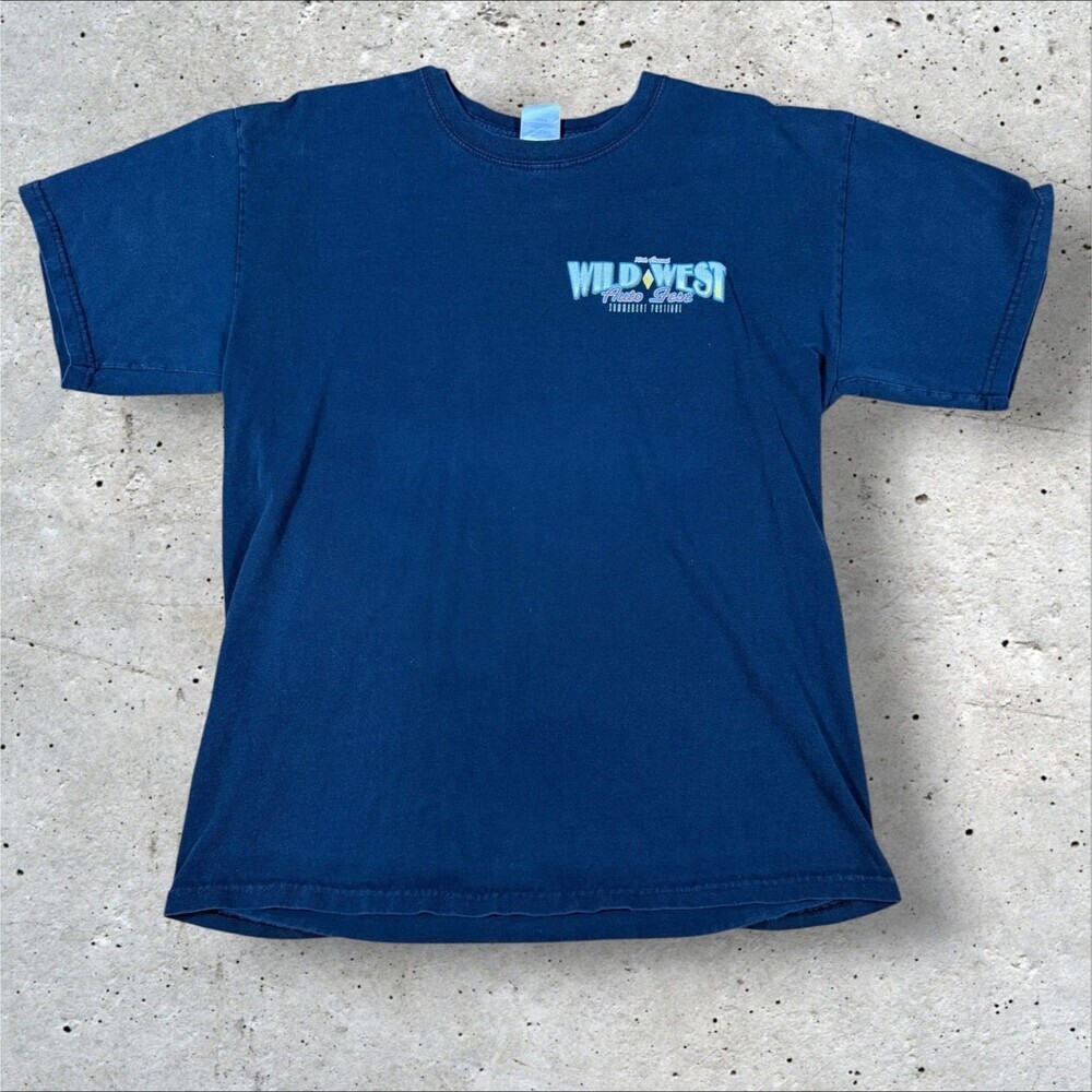Vintage Wild West Auto Fest Car Show Shirt Mens L Large Phil Long Denver Ford
